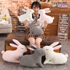 40/55cm Large Size Soft Hugging Rabbit Plush Toy Stuffed Animal Bunny Rabbit Pillow Plush Soft Placating Toys For Children