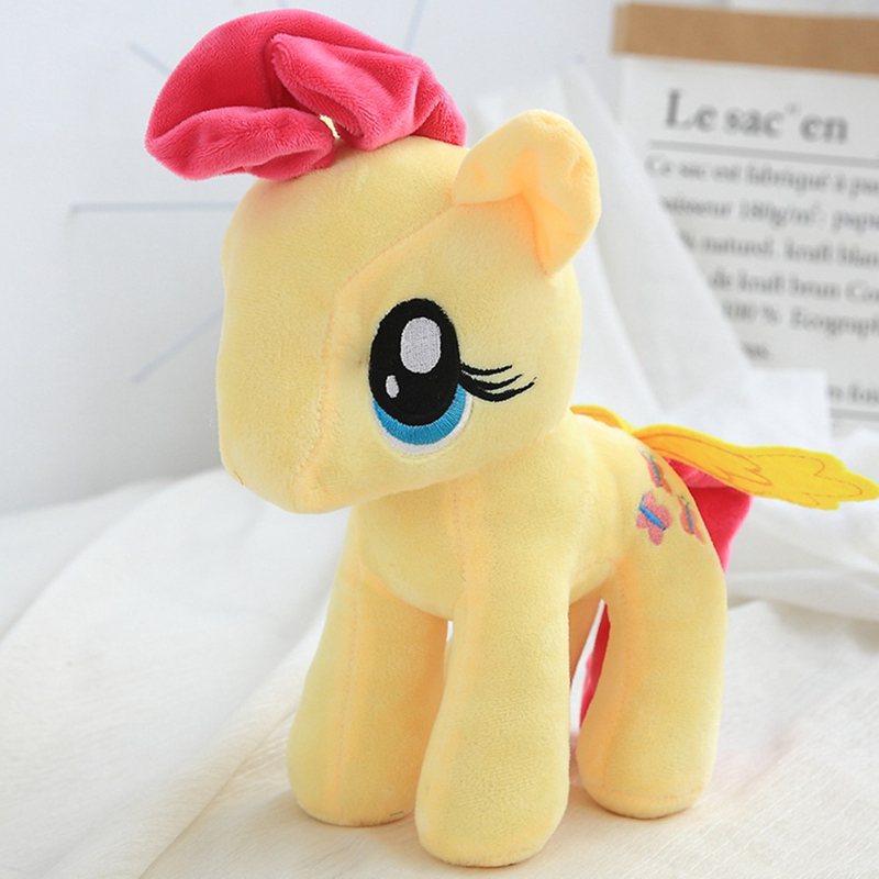 6 Pcs A Lot Adorable Little Pony Plush Toy Cartoon Pony Unicorn Toys For Children & Fans Gift