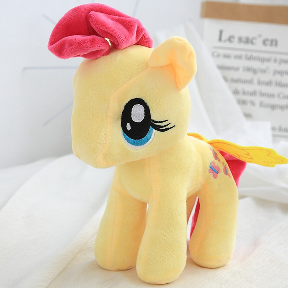 6 Pcs A Lot Adorable Little Pony Plush Toy Cartoon Pony Unicorn Toys For Children & Fans Gift