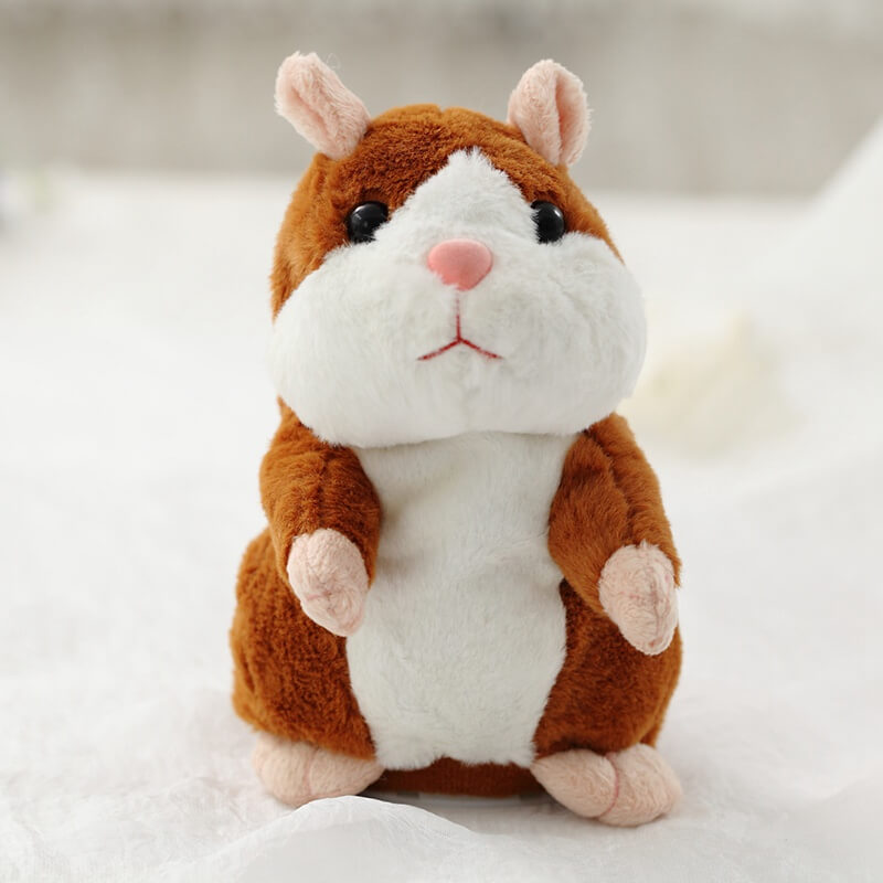 Walking Talking Sound Record Soft Plush Hamster Toys