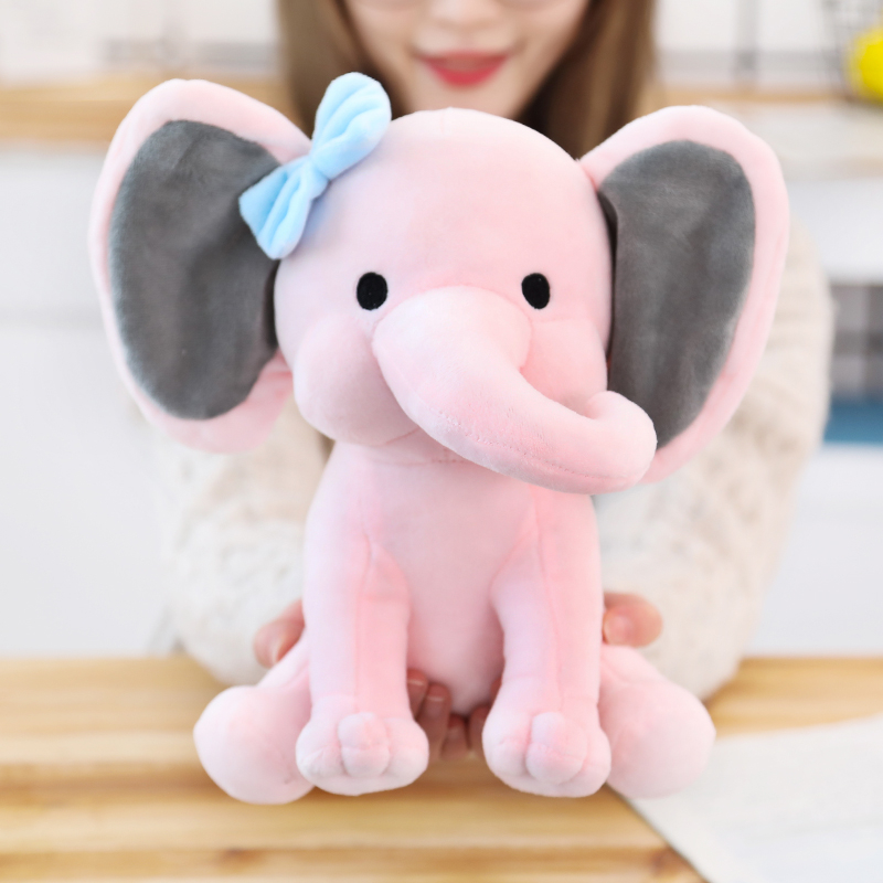 Stuffed Animal Elephant Plush Toy Baby Appease Placating Toys For Children