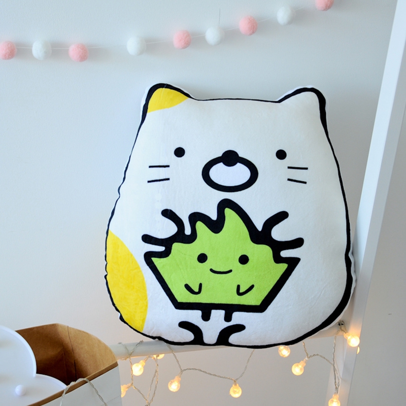San-x Soft Toy Pillow Corner Bio Handheld Biological Soft Stuffed Plush Animal Toy Cartoon Cushion For Fans