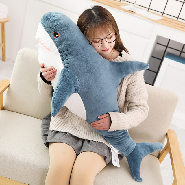 stuffed shark pillow