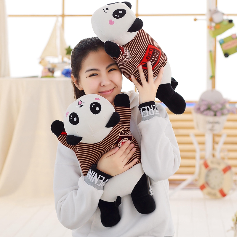 30/45/65 cm Soft Panda Plush Toy Stuffed Cute Animal Panda Cushion Pillow for Kids Appease Toy Baby's Room Decoration