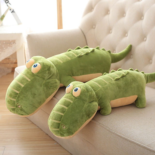 Large size 65/85 cm Crocodile Plush Toy Stuffed Animal Crocodile Alligator Cotton Pillow Plush Toy For Children