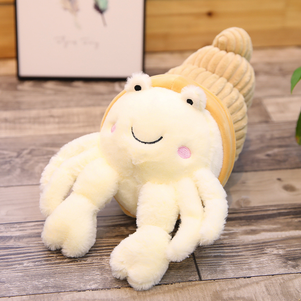 35/55/75 cm Soft Hermit Crab Plush Toys Pillow Stuffed Animals Hermit Crab Toy For Girls And Kids Gifts Home Decoration