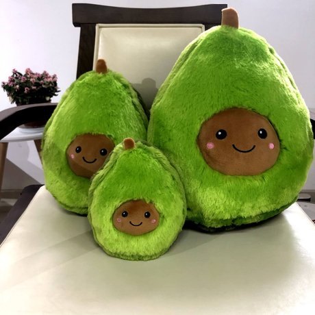 avocado fluffy toy