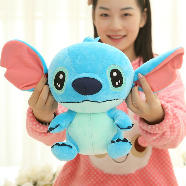 30/35/40 cm Soft Plush Stitch Plush Doll Toys Anime Foam Particle Stuffed Stitch Plush Toys for Children Kids Birthday Gift