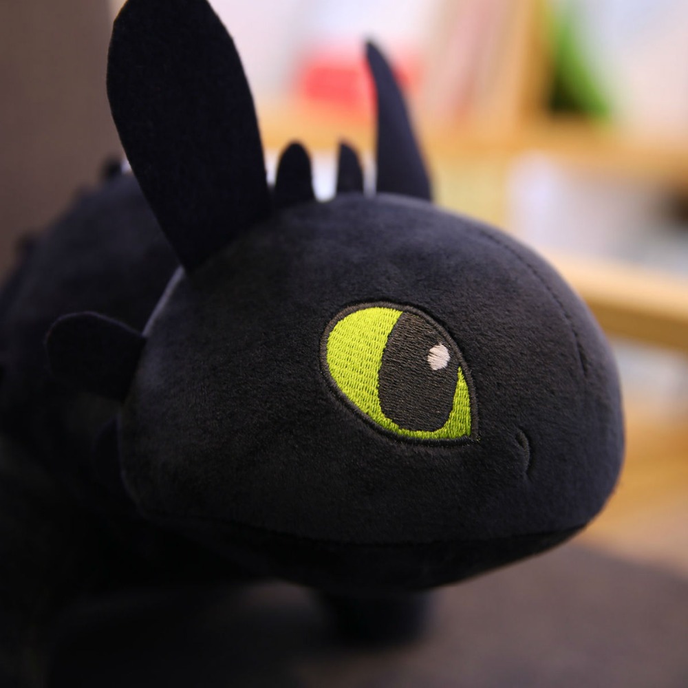 How To Train Dragon Toothless Night Fury Plush Stuffed Toothless Toys For Children